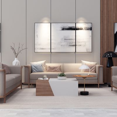 北欧沙发茶几组合