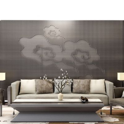 现代中式沙发茶几组合