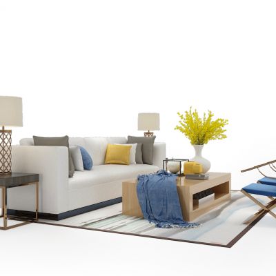 新中式沙发组合