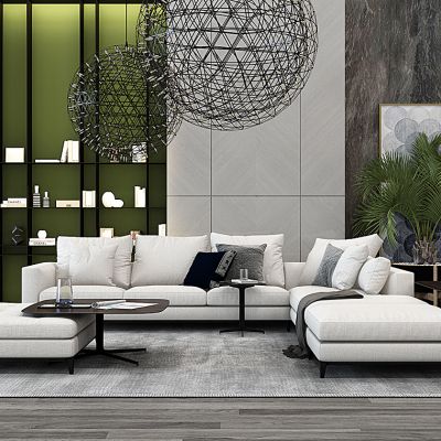 现代沙发茶几组合