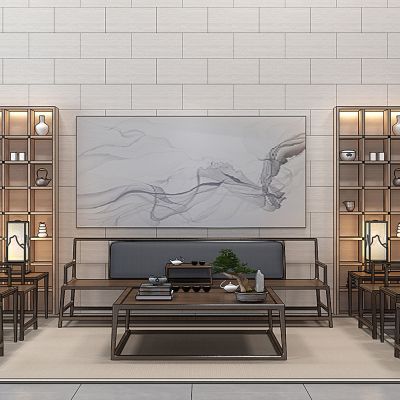 新中式沙发组合