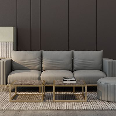 现代沙发茶几组合