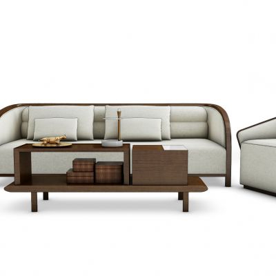 新中式沙发组合