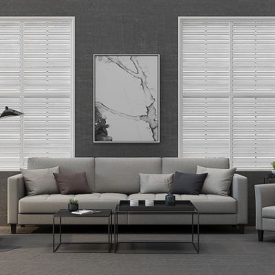 现代沙发茶几组合