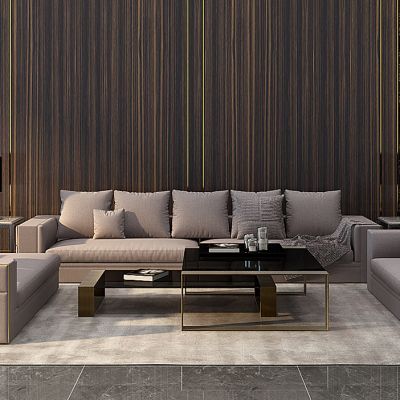 现代沙发茶几组合