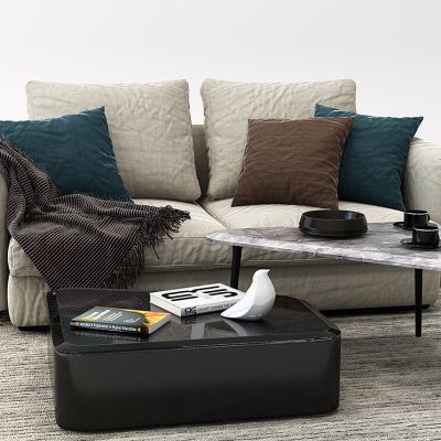 现代休闲沙发茶几组合