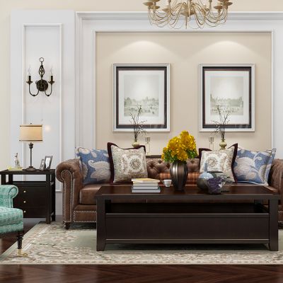 古典美式法式欧式古典沙发茶几客厅