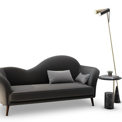 现代休闲沙发边几