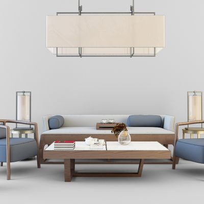 现代中式沙发组合