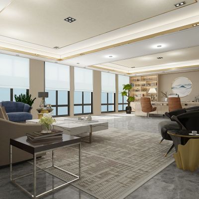 新中式总经理办公室