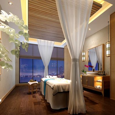 新中式东南亚spa会所