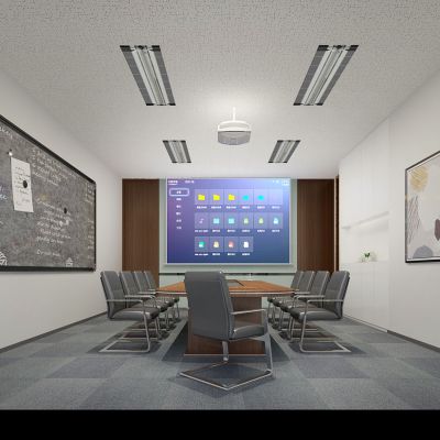 现代风格小会议室