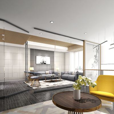 现代风格VIP休闲洽谈室