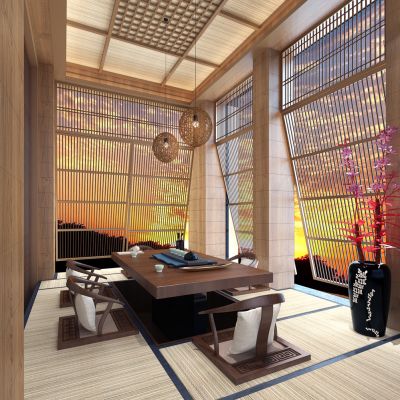 日式茶室榻榻米