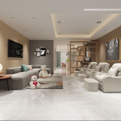 足疗按摩房室大厅按摩床足疗床