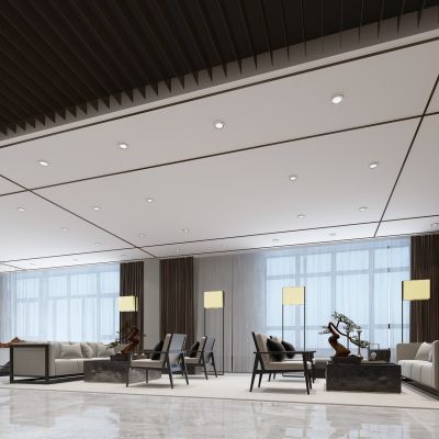 新中式休闲洽谈大厅