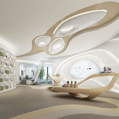 现代异形美容美体按摩室院