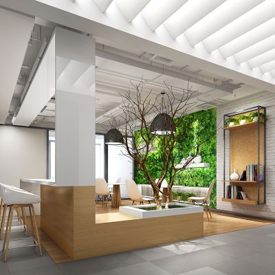 现代风格办公休闲等候区