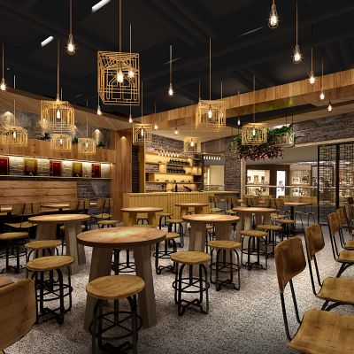 工业风餐厅咖啡厅