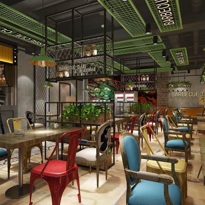 工业风混搭餐厅