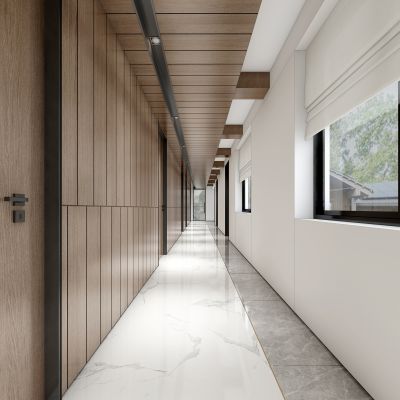 现代办公走廊