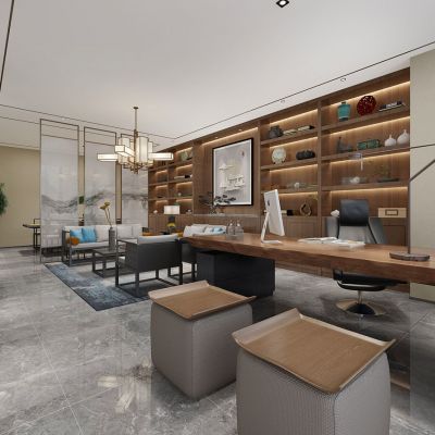 新中式总经理办公室