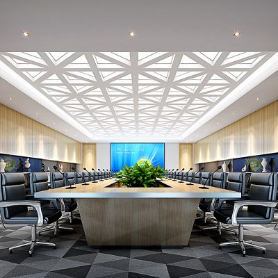 现代风格中型会议室