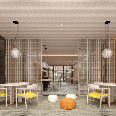 新中式东南亚餐厅藤编竹编树枝吊灯