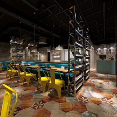 工业风餐厅门头