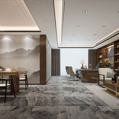 新中式总经理办公室