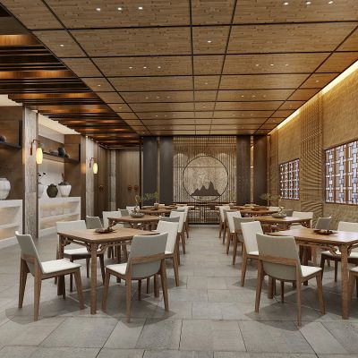 新中式民宿餐厅