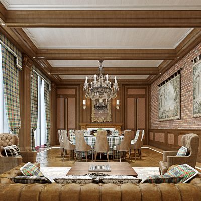 美式餐厅包房