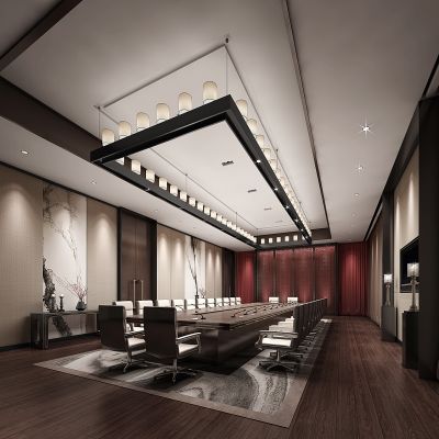 中式会议室