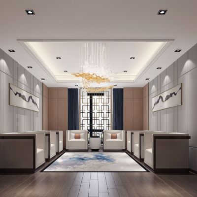 新中式会客厅贵宾接待室