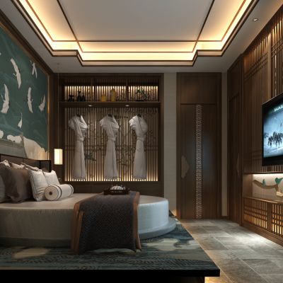 新中式东南亚美容spa间会所