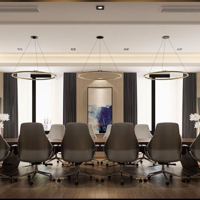 新中式小会议室会议