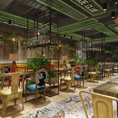 工业风混搭餐厅