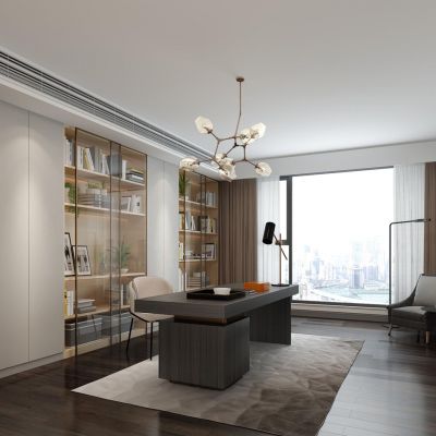 现代轻奢经理办公室