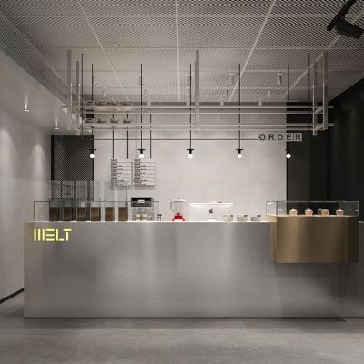 工业风现代饮品店咖啡厅