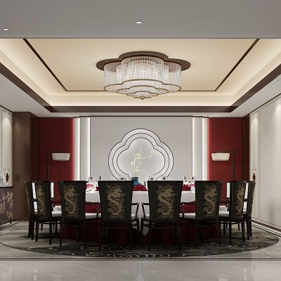 新中式餐厅包间