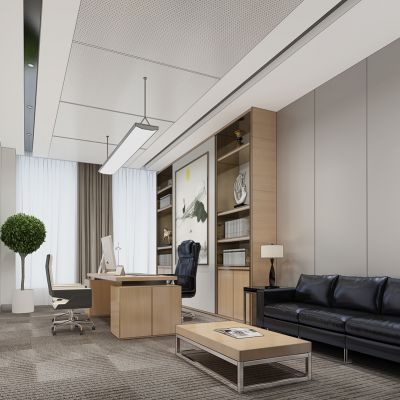 新中式风格高管总经理办公室