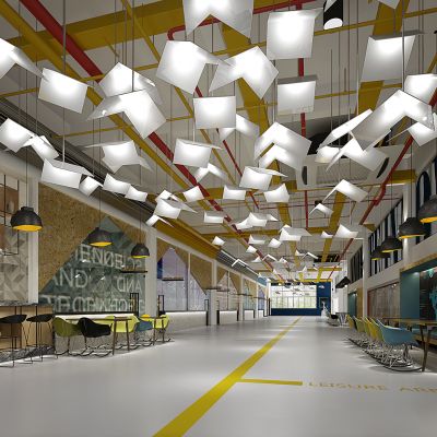 现代办公休闲区