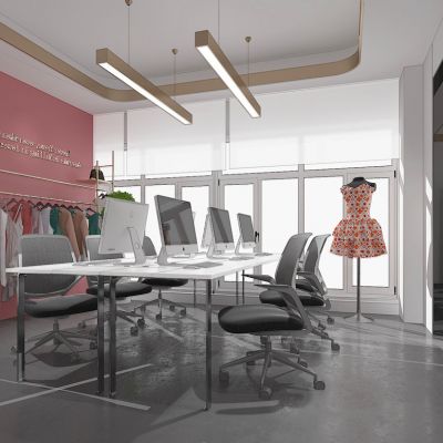 现代风格服装设计工作室