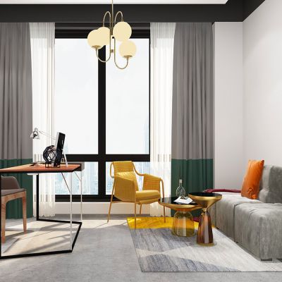 现代风格领导办公室休闲区