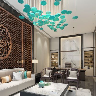 新中式总经理办公室