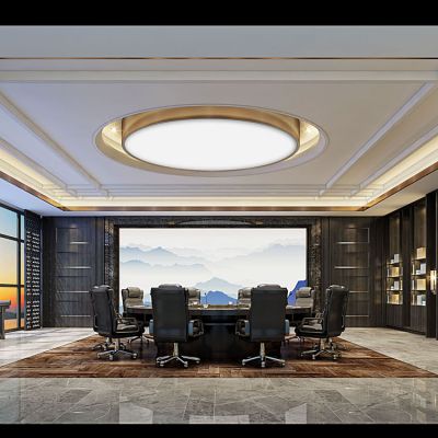 新中式会议室
