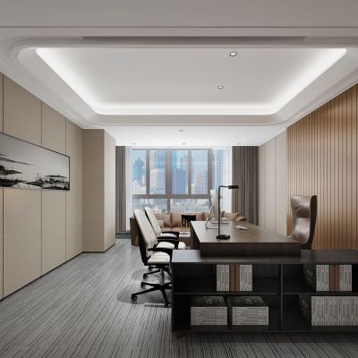 新中式总经理办公室