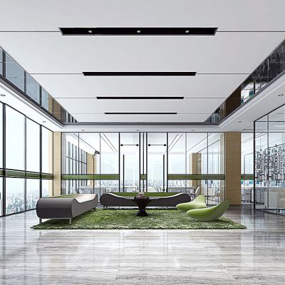 现代办公休闲区