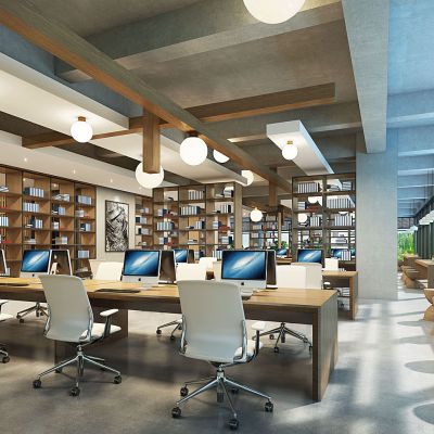 现代风格开敞办公区