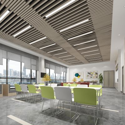 现代食堂员工餐厅